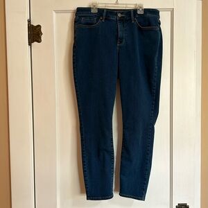 NYDJ for Chico’s jeans with ‘’LIFT X TUCK” technology.   Size 10.